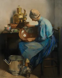 De Schoonmaakster