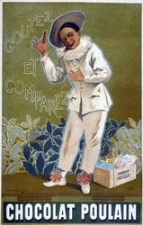 Reclame van Chocolat Poulain: Proef en Vergelijk. Door Fermin Bouisset