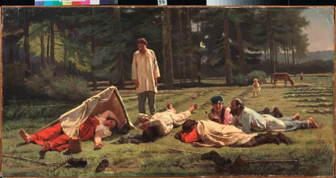 Rust tijdens de hooioogst