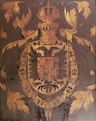 Wapen van Karel V, Heilige Roomse Keizer, 1558