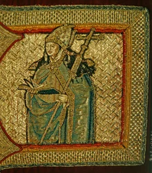 Detail van een kazuifel, begin 16e eeuw (textiel)