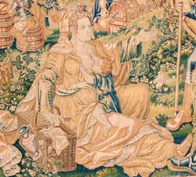 Vlaamse wandtapijt. Serie Het Boek van Judith. De onthoofding van Holofernes
