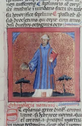 Pagina uit de Legenda Aurea, Brugge, ca. 1400-10
