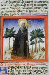 Pagina uit de Legenda Aurea, Brugge, ca. 1400-10
