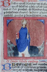 Pagina uit de Legenda Aurea, Brugge, ca. 1400-10
