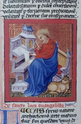 Pagina uit de Legenda Aurea, Brugge, ca. 1400-10