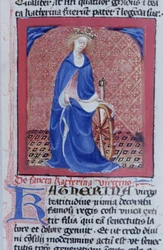Pagina uit de Legenda Aurea, Brugge, ca. 1400-10
