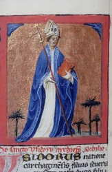 Pagina uit de Legenda Aurea, Brugge, ca. 1400-10