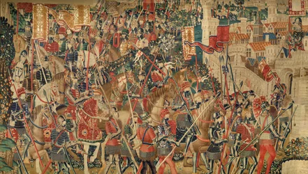 Verovering van Tanger. Serie Veroveringen van koning Alfonso I van Portugal. Tournai.