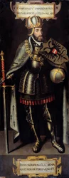 Portret van Karel V, koning van Spanje en keizer van het Heilige Roomse Rijk