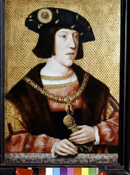 Portret van Karel V, Keizer van Duitsland. Vlaamse school van de 16e eeuw (olie op doek)