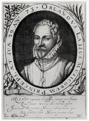 Portret van Roland de Lassus (1532-94)