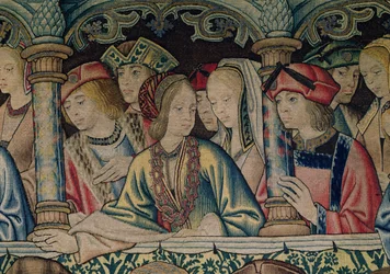 Vrouwen aan het hof van David (detail)