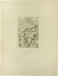 Frontispice voor La messe de Gnide