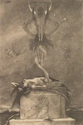 Het offer, uit De satanischen, ca. 1882