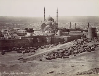 Caire près du Mokkatam, 1870s