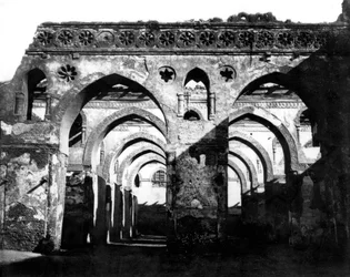 Moskee ruïne, Caïro, Egypte, 1878