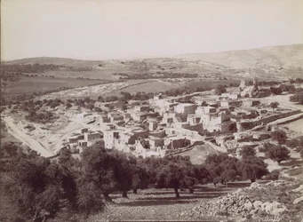 Algemeen uitzicht op Bethanië, ca. 1880