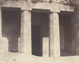 Béni-Haçan, Hypogeen architectuur - Tombe van Amoneï, 1851-52, gedrukt 1853-54