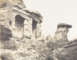 Djébel Selséleh Silsilis, Architecturale Steles Uitgehouwen in de C..., 1851-52, gedrukt 1853-54