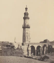 Djirdjeh, Moskee in Ruïnes aan de Oever van de Nijl, 1851-52, gedrukt 1853-54