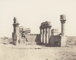 Erment Hermonthis, Algemeen Uitzicht op de Ruïnes - Tempel en Mammisi