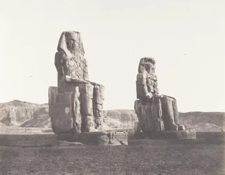 Gournah Thebe, Kolossen, Die van Rechts, genaamd Memnon, 1851-52, gedrukt 1853-54