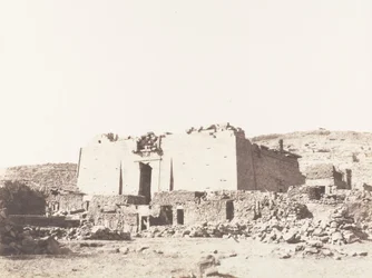 Kalabcheh Talmis, Ruïnes van de tempel - Façade en Muur van de Omheining, 1851-52, gedrukt 1853-54