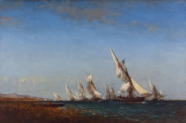 Vissers keren terug naar Martigues, 2e helft van de 19e eeuw