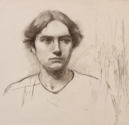 Hoofd van een kunstacademiemodel, c.1900