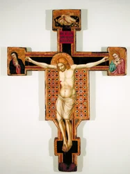 Geschilderd kruisbeeld, ca. 1325-35