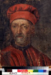 Portret van de rijke Florentijnse bankier Luca Pitti