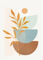 Aards, botanisch, abstract
