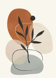 Aards, botanisch, abstract
