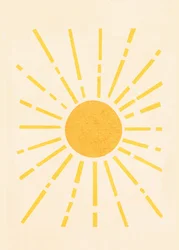 Gouden Sunburst