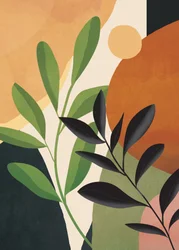 Warm botanisch abstract