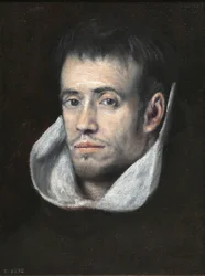Portret van Dominicaanse (of Trinitaire) Broeder