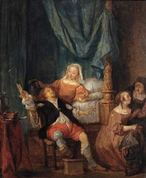 De verloren zoon in het bordeel