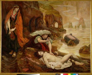 Haydee vindt het lichaam van Don Juan