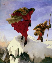 Manfred op de Jungfrau