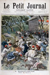 Nederlaag van de Sakalava, Madagaskar, 1898