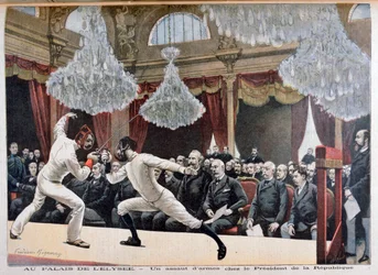 Schermen voor de President van de Republiek, Palais de l