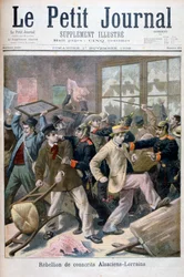 Opstand van de Elzassers-Lotharingers dienstplichtigen, 1896