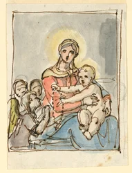 Christuskind met rozenkrans