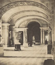 Salon van de Caryatiden, Louvre, ca. 1851 (foto)