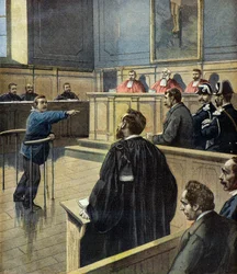 In de rechtszaal noemt Eugene Redon Alfred Pacotte de moordenaar