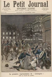 Relletjes in Parijs tegen de uitvoering van 