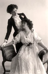 Lily Elsie 1886-1962 en Adrienne Augarde 1882-1913, Engelse actrices, 1907