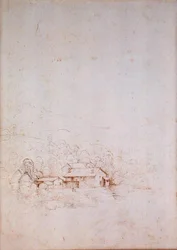 Een Boerderij tussen Bomen (verso)