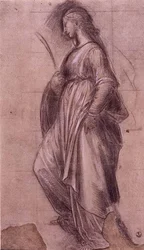 Studie van St. Catharina van Alexandrië